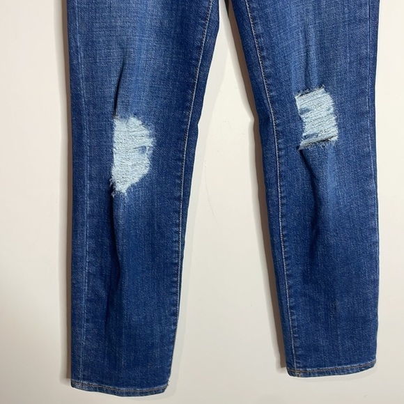 Good American | Women’s Good Classic Distressed Jeans in Indigo Size 27 NWT - Picture 3 of 8
